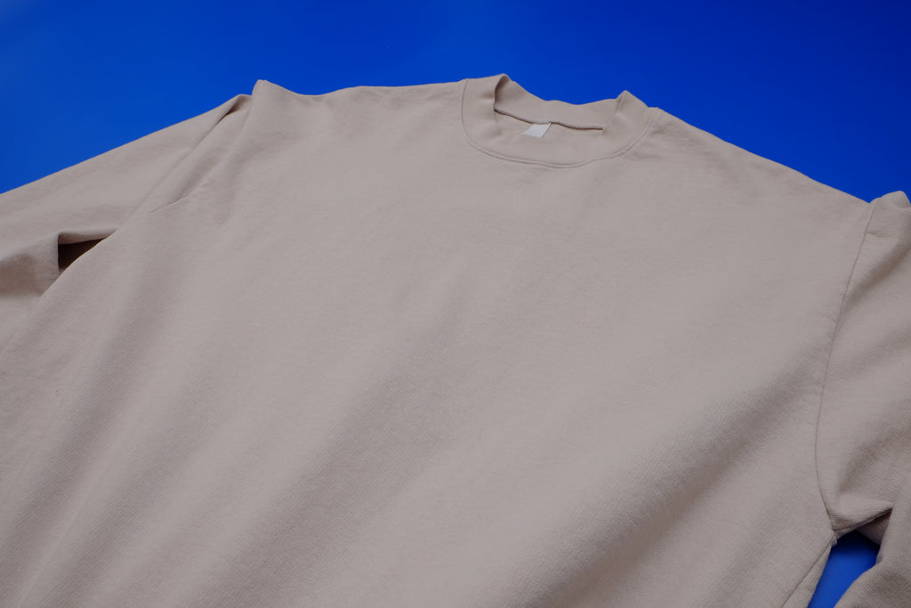 Cement French Terry Long Sleeve Shirt