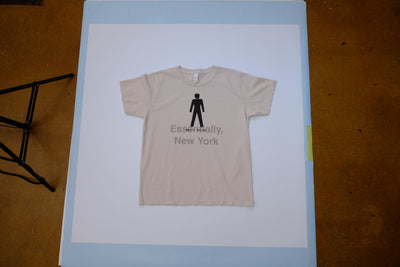 Essentially New York Mens Toilet Dove Gray Women's T-Shirt Made in USA