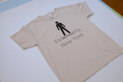 Essentially New York Mens Toilet Dove Gray Women's T-Shirt Made in USA
