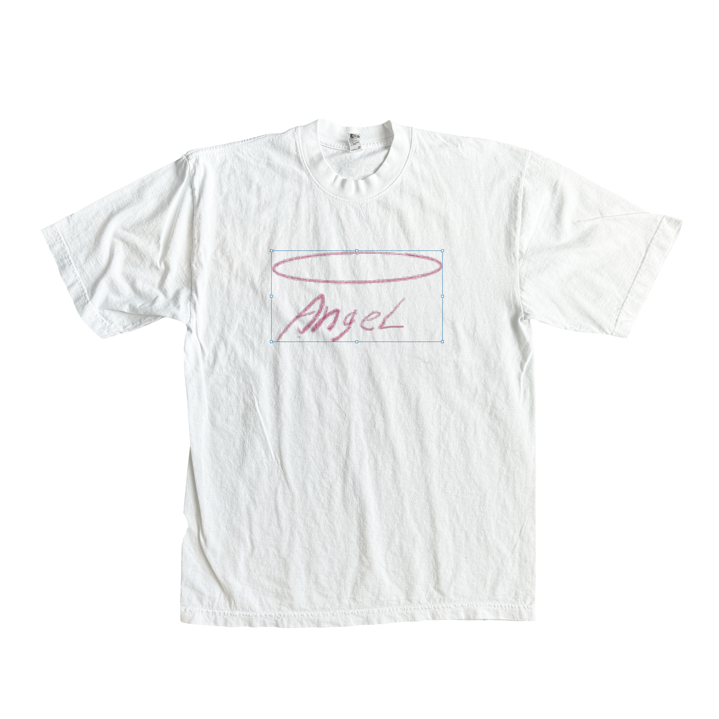 Angel Scaled White Heavyweight T-Shirt
