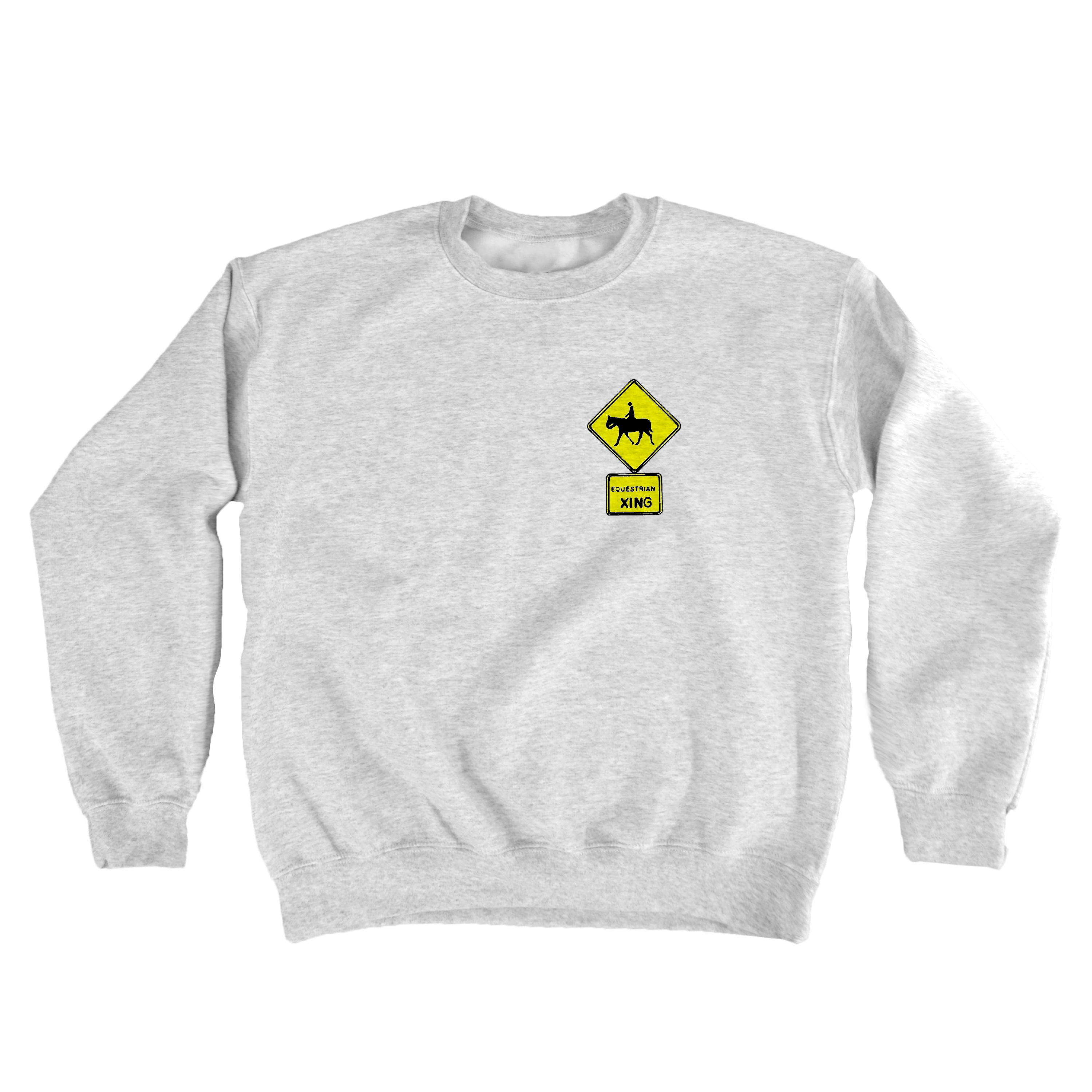 Equestrian Crossing Ash Gray Sweatshirt
