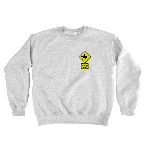 Equestrian Crossing Ash Gray Sweatshirt