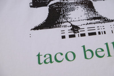 Taco Bell White 6.5oz Heavy Cotton T-Shirt Made in USA